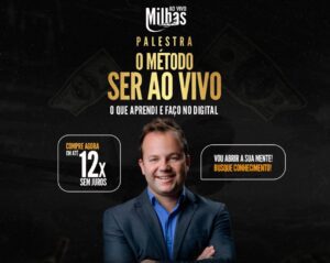 PALESTRA: O MÉTODO SER AO VIVO (MSA) GRAVADA E QUE IRÁ EXPIRAR DIA 1/7/24
