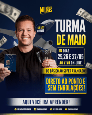 CURSO AO VIVO ONLINE TURMA DE MAIO NOS DIAS 25, 26 E 27